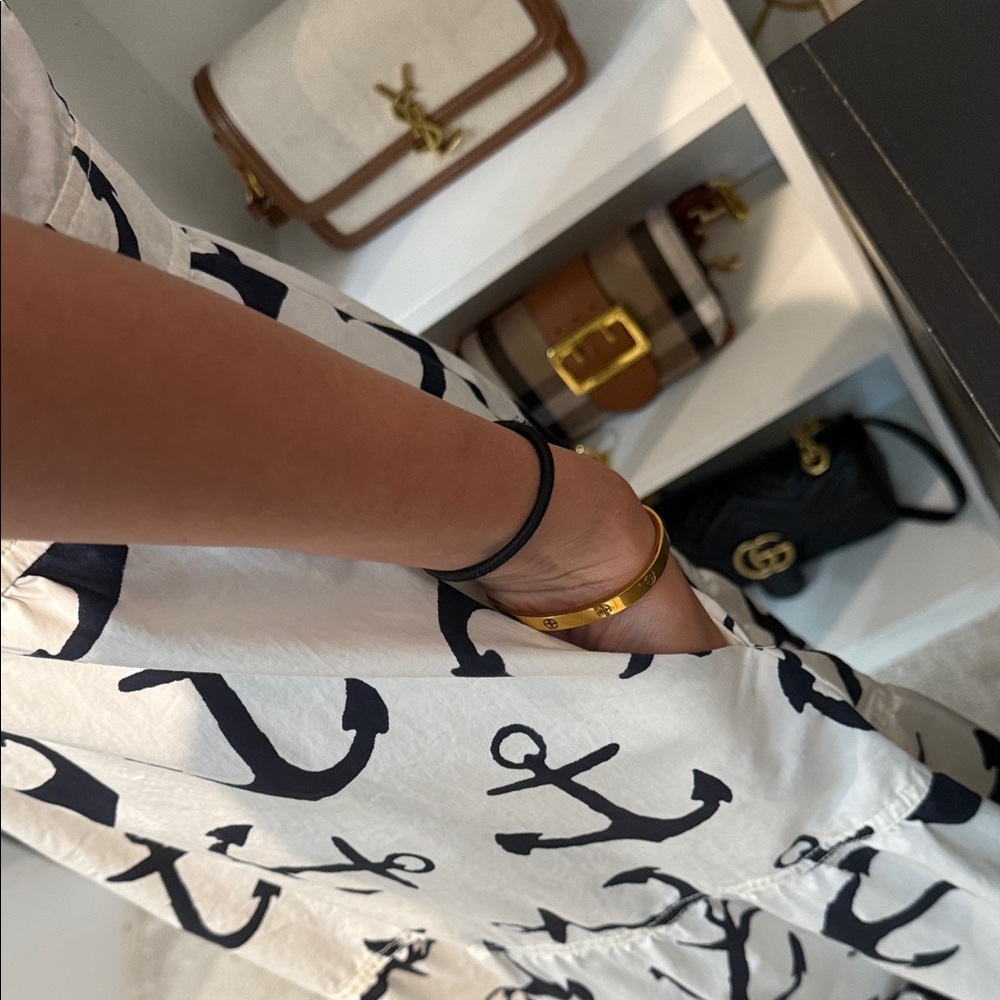 J. Crew White and Black Anchor Mini Dress - Picture 4 of 6